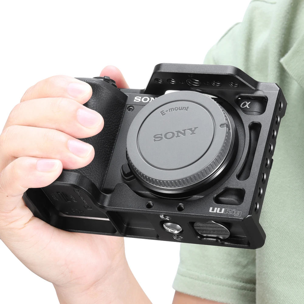 Металлическая клетка UURig для камеры Sony A6600 установочное отверстие Arri 1/4 дюйма