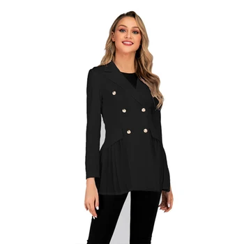 

New Womens Blazers New Women's Long-sleeved Casual Office Suit Blazer Mujer Office Ladies Female Suits Coat Boho Women Clothes