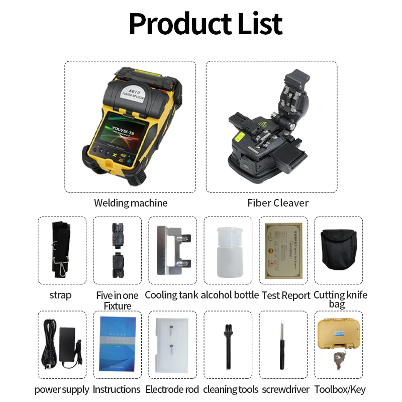 YOUYSI-T9 Automatic Fusion Splicer Machine fiber