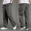 Men Harem Pants 2022 Sagging cotton pants male Trousers Spring Summer Sporting Sweatpants Men's Joggers Super Large Size Xl-6xl ► Photo 2/6