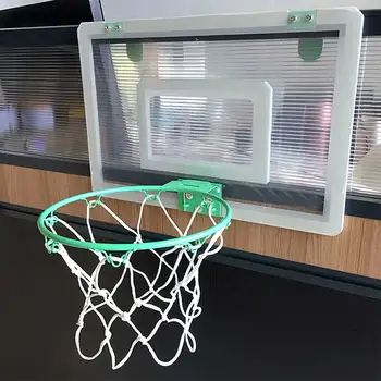 

Game Funny Basketball Hoop Net Set Luminous Kids Indoor Stand Mini Backboard Gifts Toy Office Pitching Sports