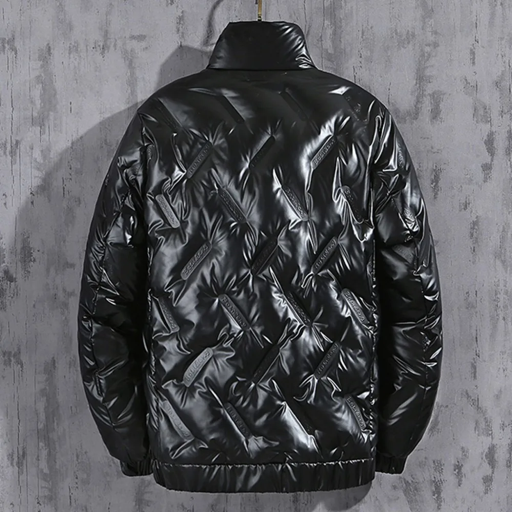Winter Jacket Hoodies Men Bubble coats Causal Zipper Male Jackets Parka Warm Clothes For Men Streetwear Clothing Winter Coats 4