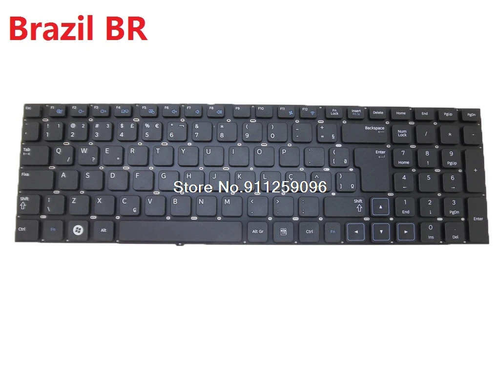 Laptop Keyboard For Samsung NP300E7A NP305E7A 300E7A 305E7A Brazil BR Italy IT Without Frame