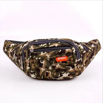 

Men Women Waterproof Oxford Waist Bag For The Belt Unisex Casual Camouflage Camping Sports Fanny Pack Bum Hip Bag