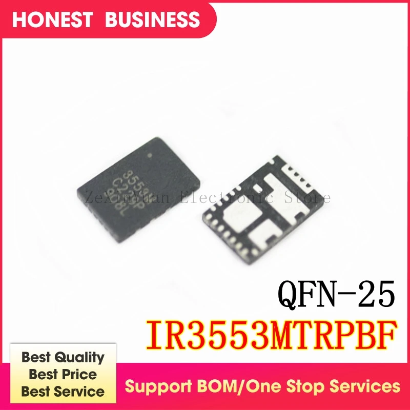 5 шт. IOR3553MTRPBF IR3553MTRPBF IR3553M 3553 м PQFN-25 Чипсет 100% лучшее качество |