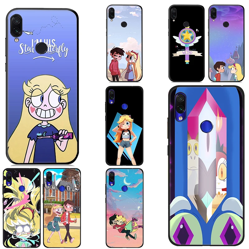 IYICAO Star vs. the Forces of Evil Soft Case for Xiaomi Redmi Note 8 7 6 5 Pro 5A 4X Silicone TPU |