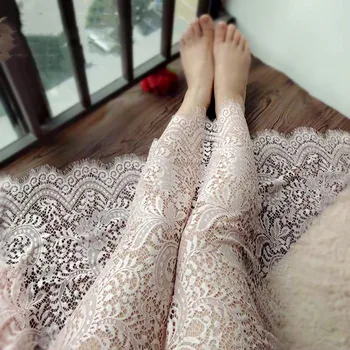 

Flowers Black Eyelash Network Lace Fabric Width 1.5 Meters DIY Craft Clothing Supplementary Material