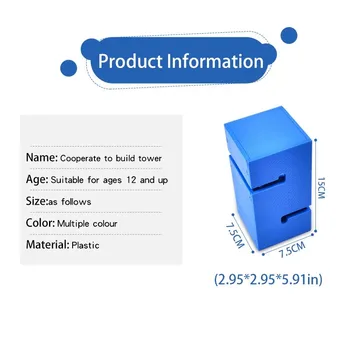 Child Outdoor Teamwork Game Props Toy Children Cooperate To Build Tower Kindergarten Sensory Equipment Kids Sports Toys 6