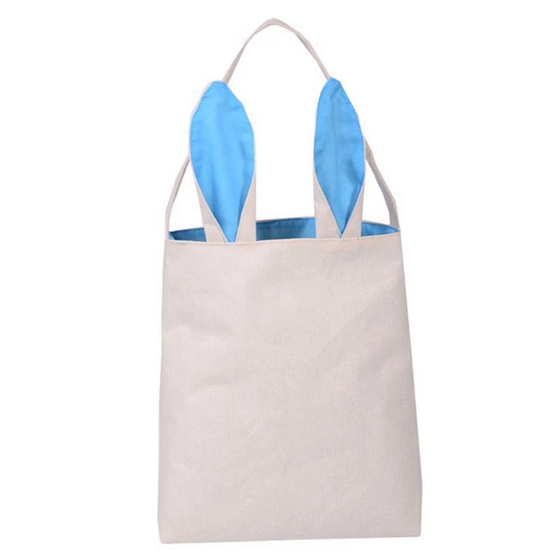 

Easter Rabbit Ears Gift Bag Cute Creative Linen Gift Storage Bag For Kid Girl Child