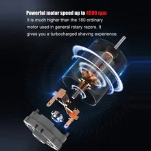 2 в 1 Магнитная электробритва Мини Портативный тип-c USB Водонепроницаемая бритва длительного пользования CJ666