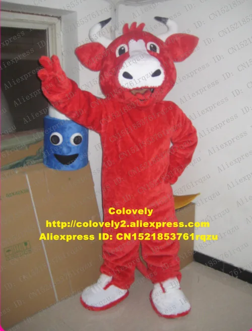 Маскарадный костюм Red Kerbau Bison Wild бык Мул для крупного рогатого скота маскарадный