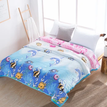 

Soft Warm Flannel Blanket Winter Bed Sheet Bedspread Sofa Plaid Throw Blanket