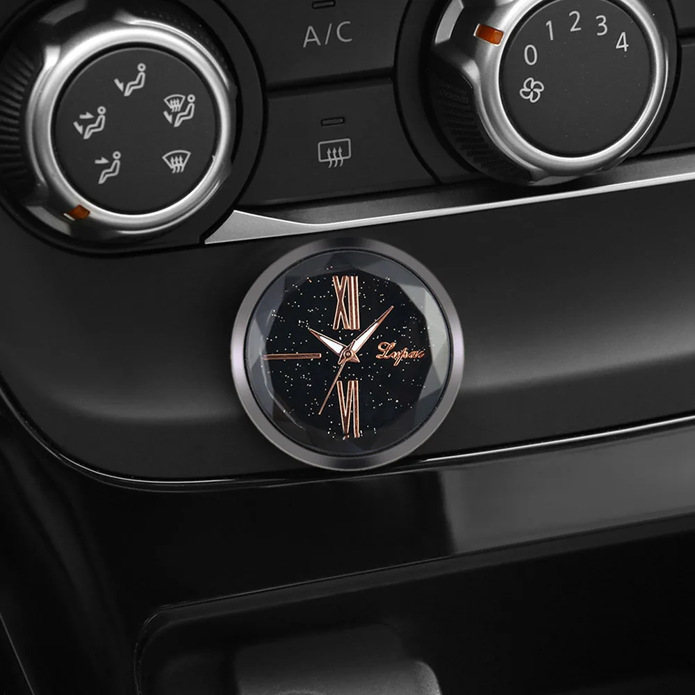 Мини автомобильные цифровые часы авто часы Автомобильный термометр гигрометр украшения часы с орнаментом в автомобильные аксессуары