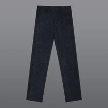 Мужские нарядные брюки, черные облегающие брюки, строгие брюки для мужчин, для свадьбы, жениха, деловых мужчин, повседневные брюки размера плюс 28 42