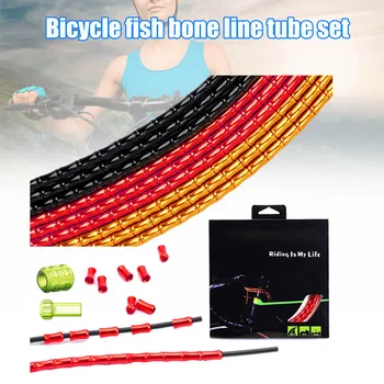 

High Bike Bamboo Shaped Brake Cable Aluminum Alloy Bicycle Shifts Cable Hose Tube DOG88