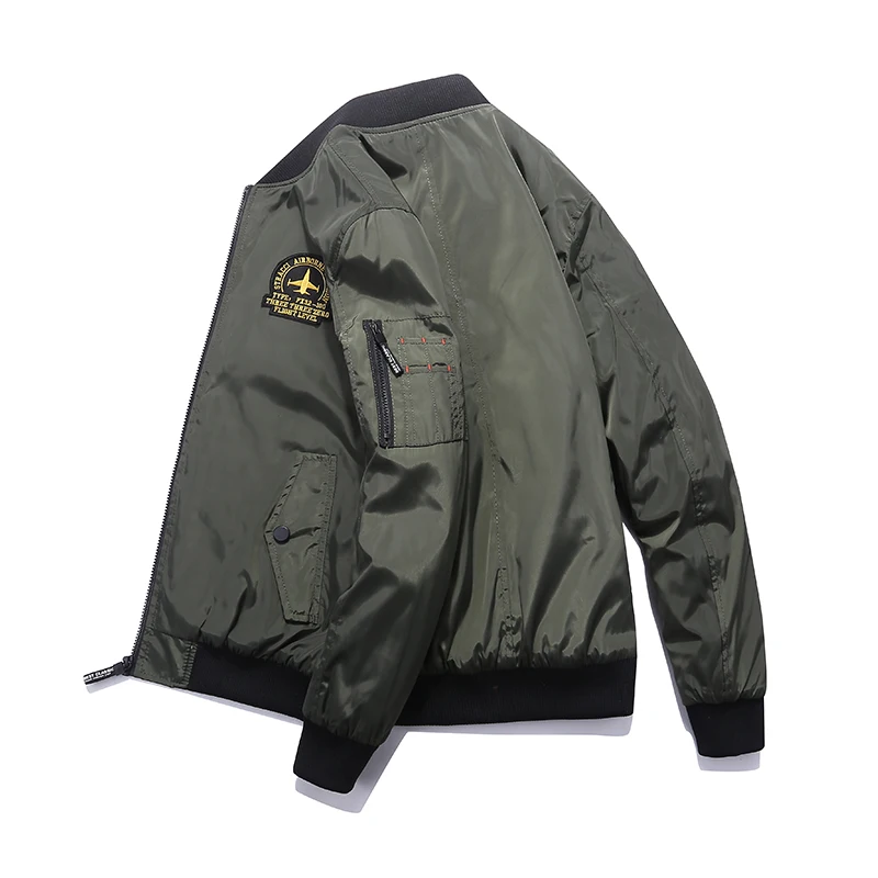 

Army coat mens Men's jacket pilot bomber jacket Thick military style tactical windbraeker high quality winter 2019 fashion 81779