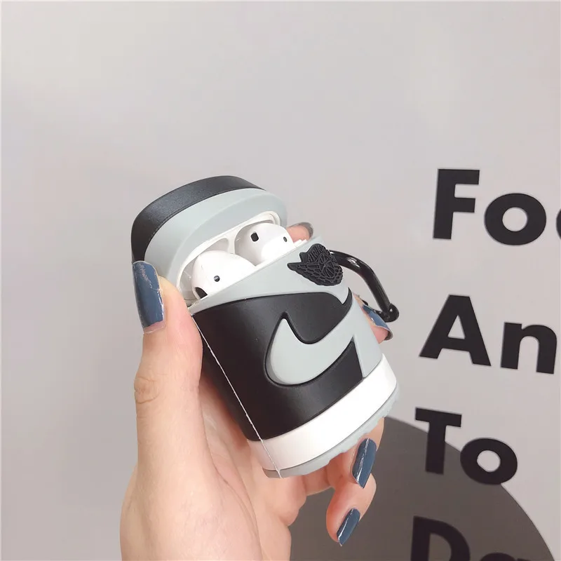 Фирменный силиконовый чехол AirPods для bluetooth наушников 1/2 поколения гарнитуры с