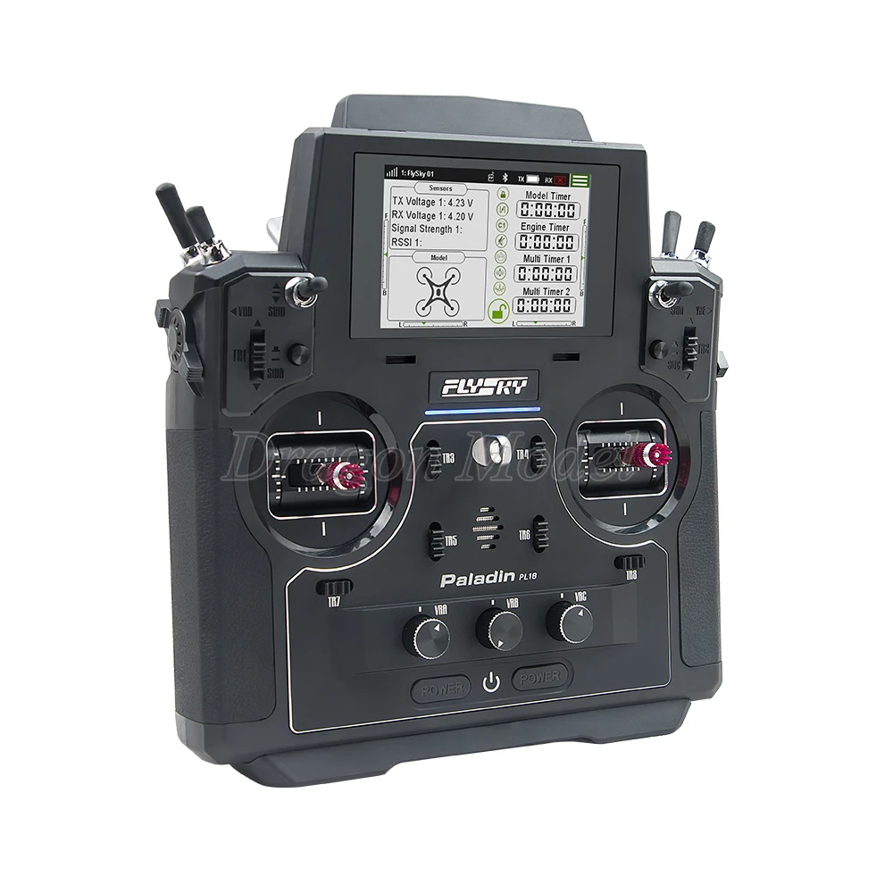 Flysky FS-PL18 Paladin 2,4 г 18CH радио передатчик w/FS-FTr10 приемник HVGA 3,5 дюймов TFT сенсорный экран для Радиоуправляемый fpv-дрон