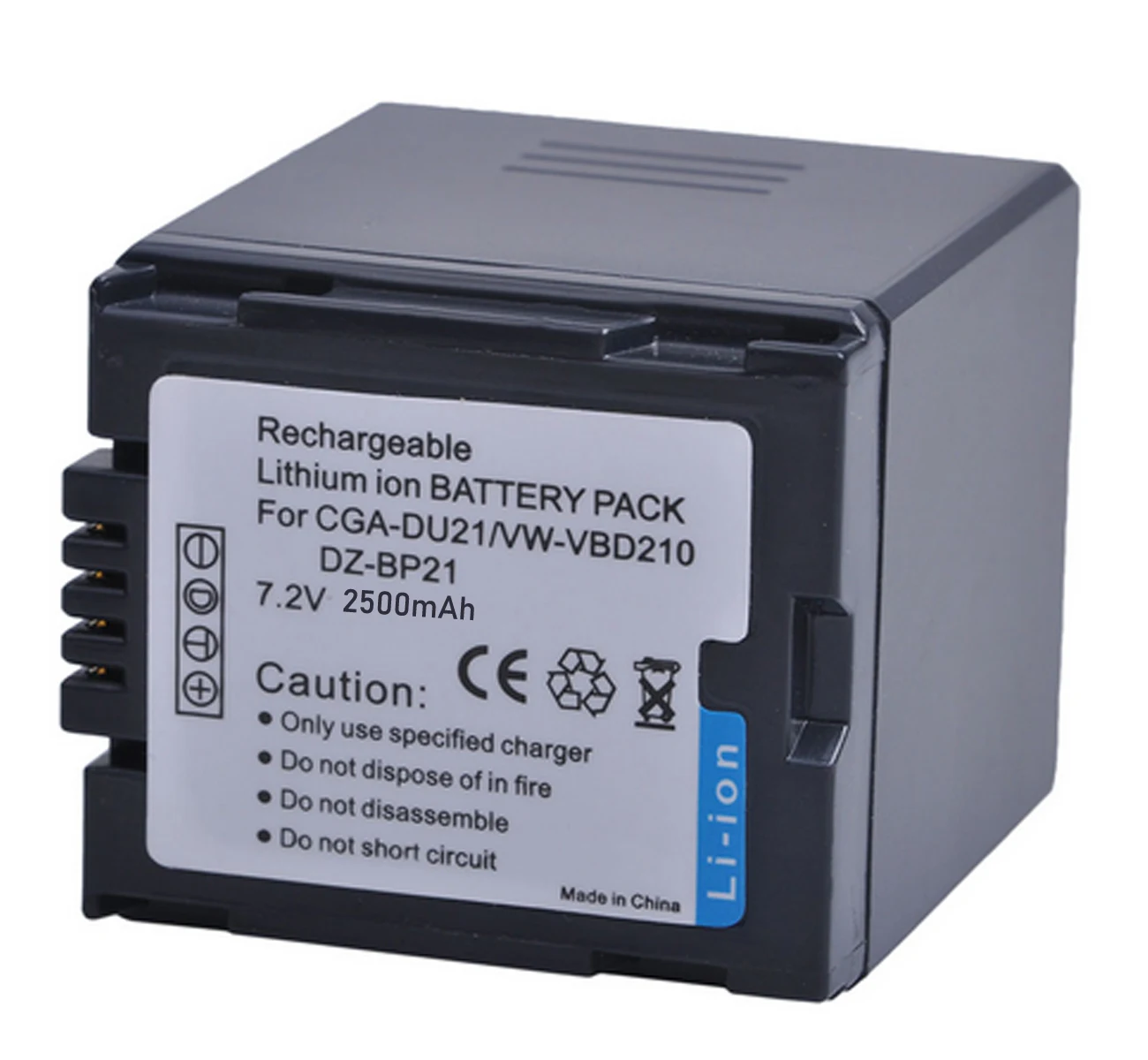 Литий-ионный аккумулятор для Panasonic SDR-H18, SDR-H20, SDR-H20GN, SDR-H200, SDR-H250, SDR-H250GN, SDR-H280