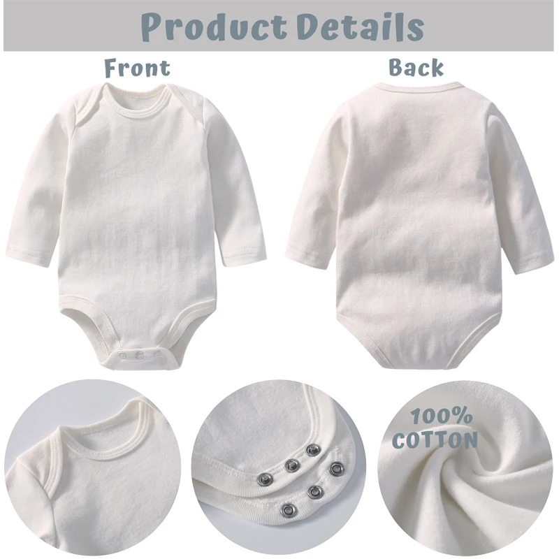 Baby Bodysuit Papa Tu Es Le Meilleur Funny Cotton Long Sleeve Infant Rompers Boys Girls Father's Day Gifts