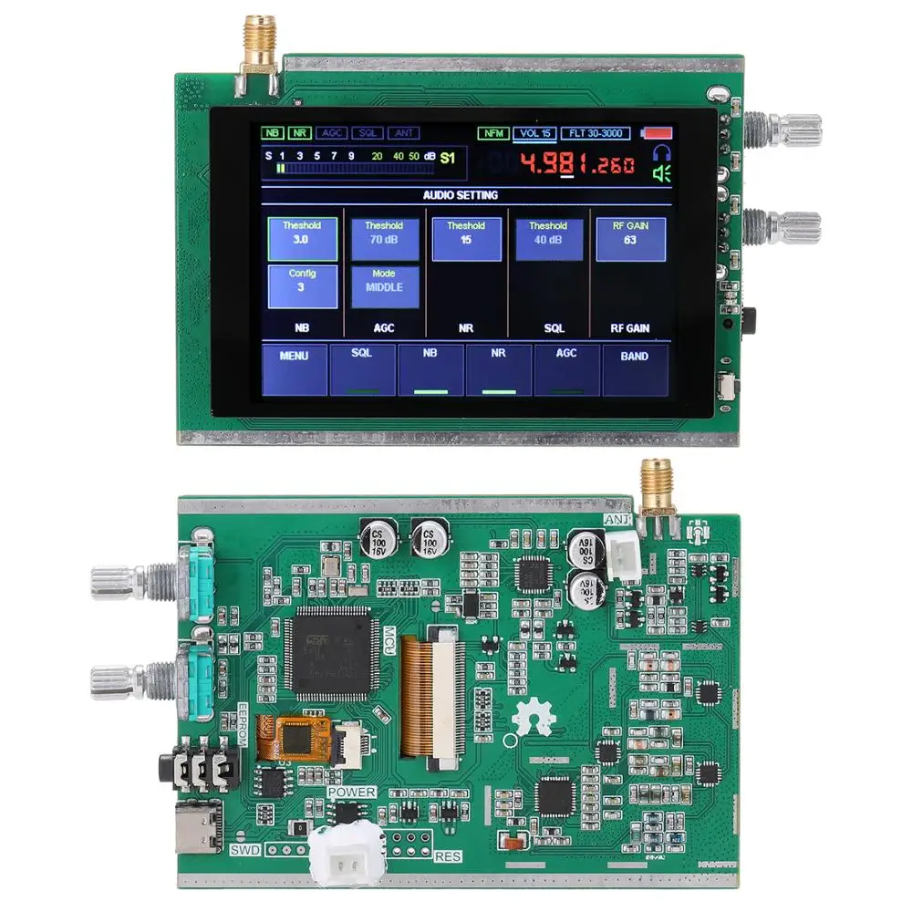 Радиоприемник STM32H742 50 кГц 200 МГц малахит SDR Malahit DSP 3 5 дюйма сенсорный экран