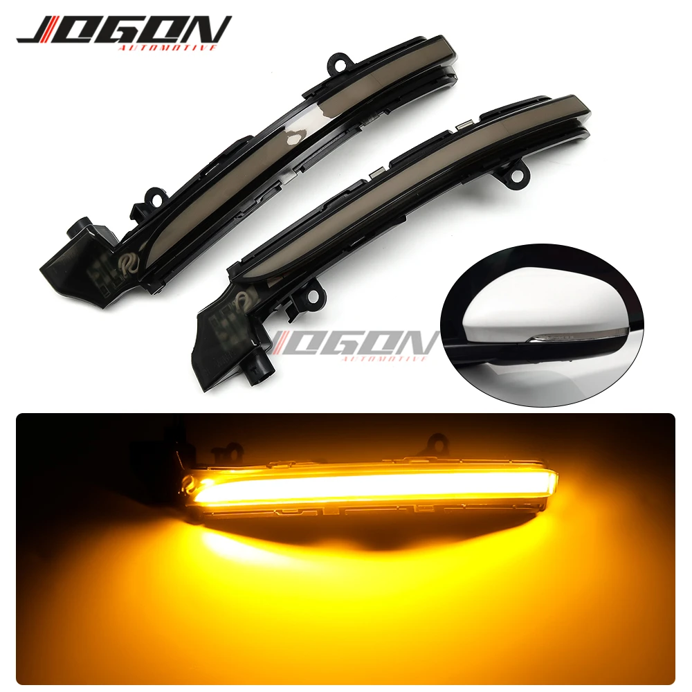 LED Dynamic Turn Signal Light For Jaguar XE XF XJ F-TYPE XK XKR I-PACE X250 X260 Side Mirror Indicator Lamp Sequential Blinker
