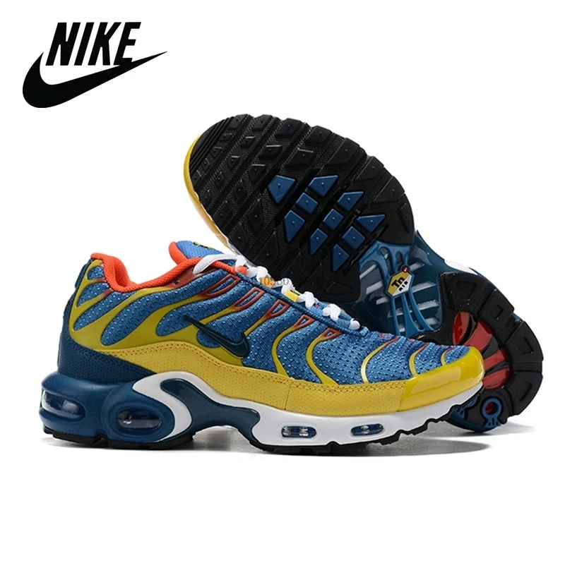 Оригинальные мужские беговые кроссовки Nike Air Max Plus TN Дышащие Беговые черного