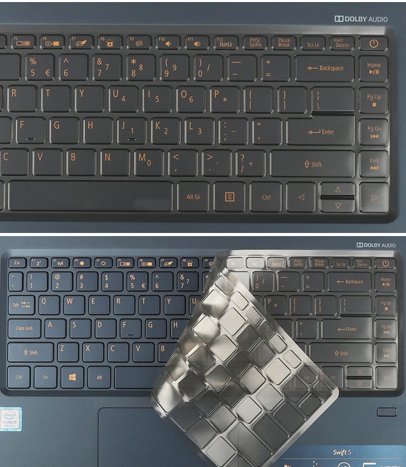 Чехол для клавиатуры из ТПУ для ноутбука acer Swift 5 SF515-51T SF515 51t SF515-51-7176/54VR/57xe/a78u/761j/a78s