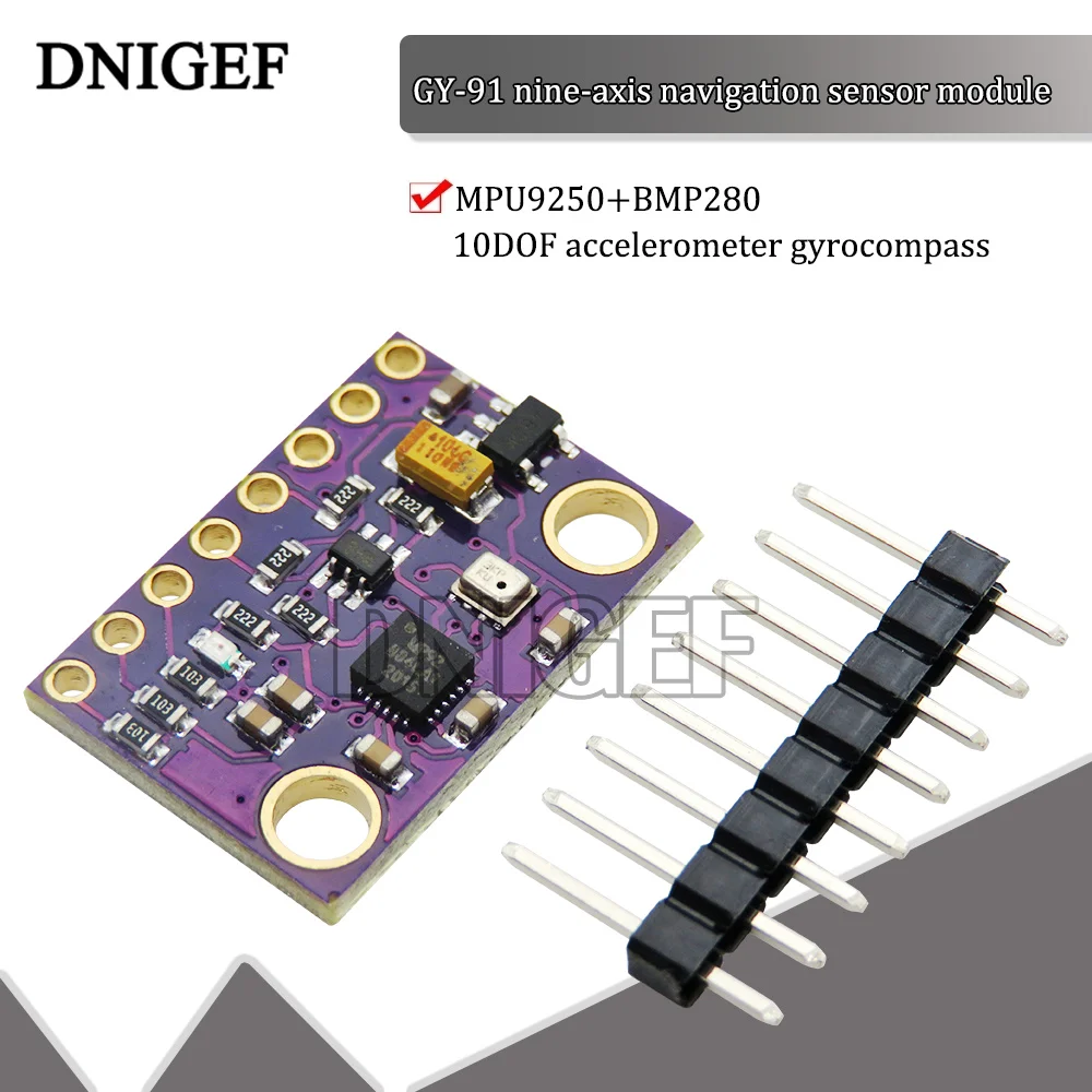 MPU-9250 MPU9250 BMP280 модуль сенсорной платы SPI IIC/I2C 10DOF ускорение гироскоп-Компас 9-осевой