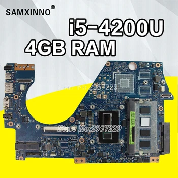 

ZenBook Motherboard UX302L UX302LA Motherboard For Asus UX302 REV2.0 Mainboard With I5-4200U HD Graphics 4400 2G on Board Tested