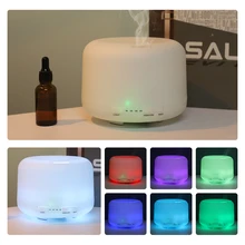 

500ML Electric Aroma Diffuser Air Humidifier Ultrasonic Cool Mist Maker Fogger 7 Colors LED Aromatherapy Essential Oil Diffuser