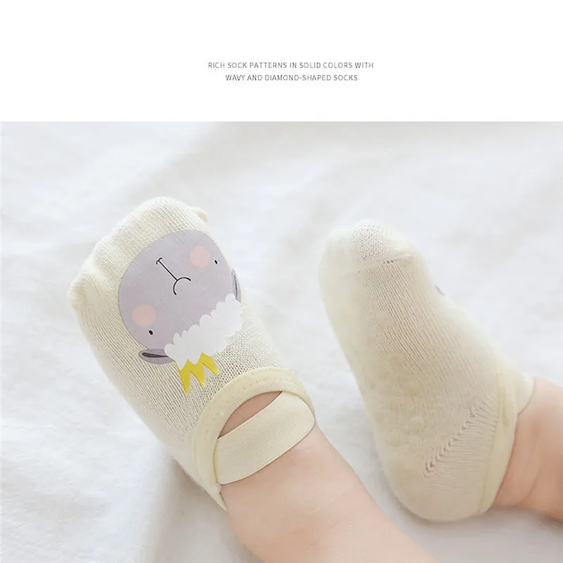 Новые модные носки-тапочки для малышей носки для малышей с героями мультфильмов детская нескользящая обувь для малышей носки до щиколотки с рисунком, calcetines 30Au28