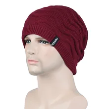 Winter woolen hat Men's and women's knitted hat Outdoor warm pullover cap earflaps cap L12