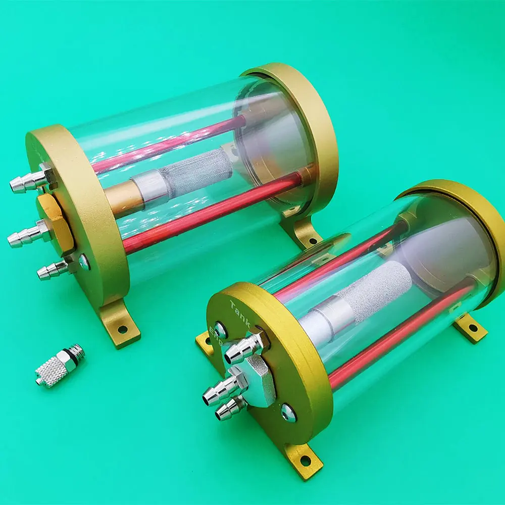 UAT high translucent airtight antibubble fuel tank 125 to 220ML for