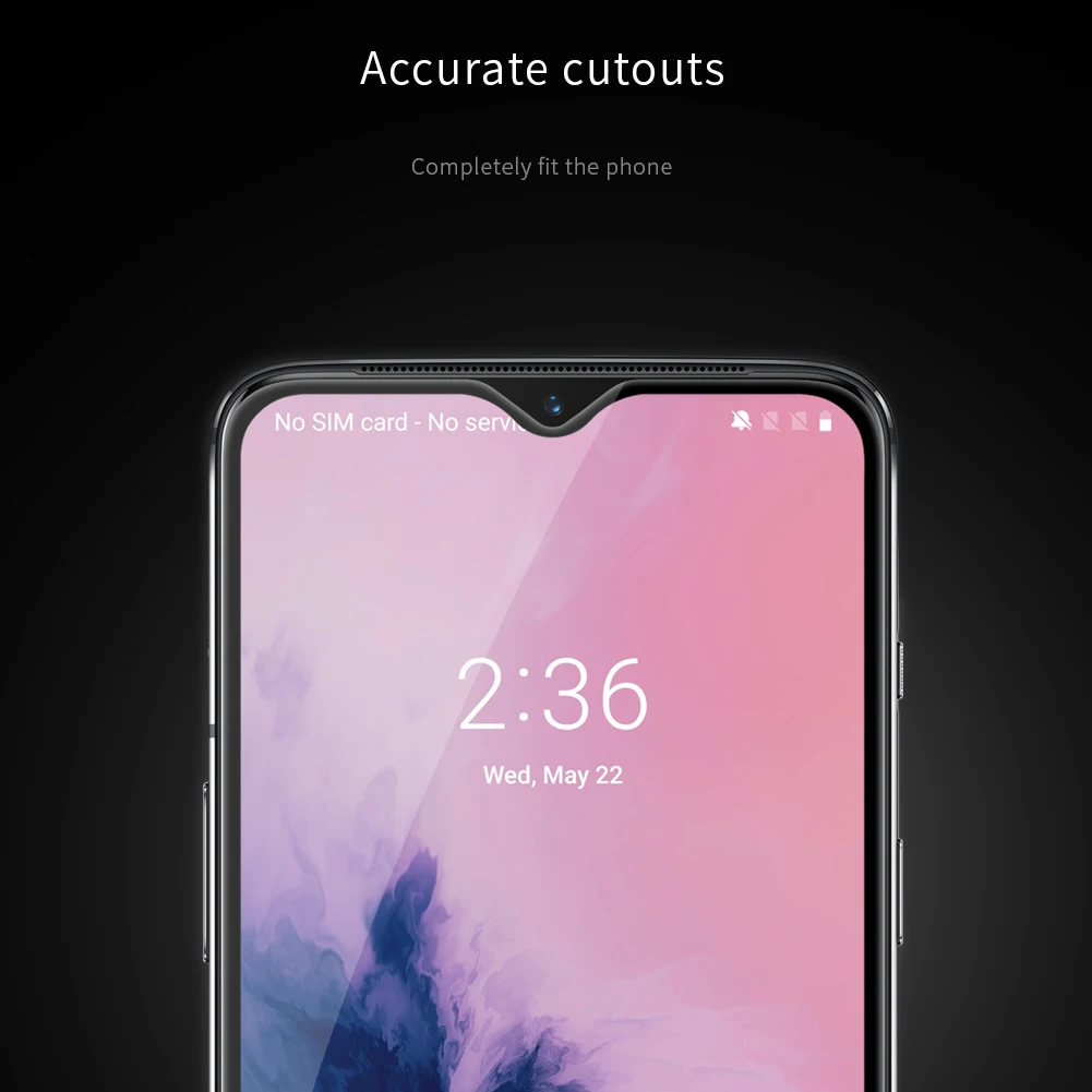 Закаленное стекло Nillkin для OnePlus 7 и Oneplus 6T XD CP+ MAX Анти-взрыв полное покрытие Защитная пленка для экрана