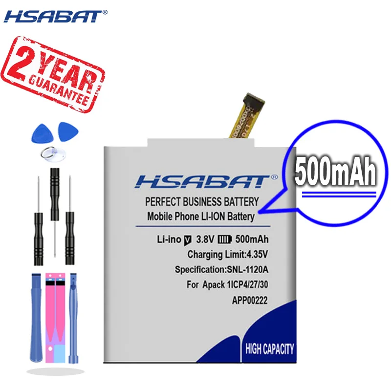 New Arrival [ HSABAT ] 500mAh APP00222 Replacement Battery for Apack 1ICP4/27/30 | Мобильные телефоны и аксессуары