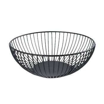 

Nordic Creative Minimalist Fruit Basket Living Room Creative Fruit Drain Basket Home Iron Fruit Bowl Storage Basket