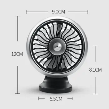 

2020 New Electric Car Fan For Car Air Vent Mounted Car Auto Powerful Cooling Air Fan