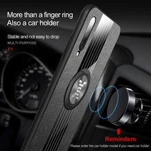Новейшие тканевые Чехлы для Xiaomi mi 9 SE CC9 E Red mi K20 Pro 7 Note 7 чехол с держателем для кольца на палец автомобильный Магнитный кронштейн для подставки