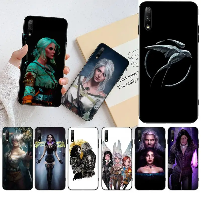 Мягкий силиконовый чехол для телефона из ТПУ с рисунком &quotВолшебник&quot Yennefer Huawei