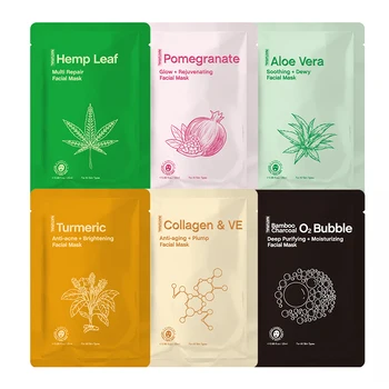 

Fruit Extracts Face Mask Sheet Bubble Black Facial Moisturizing Mask Anti Acne Whitening Lifting Skin Care Korean Cosmetics