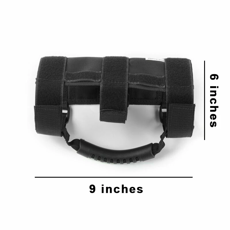 Черная сумка для хранения держатель рулонная ручка для Jeep Wrangler TJ JK 1987