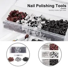 

with Tool Box 1Set Boxed Nail Manicure Sand Band Portable Manicure Sand Ring Easy to Install for Women