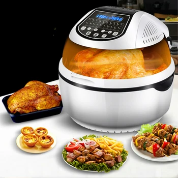 

JRM0031 3D Air Frying Pan Home Automatic Multi-function Large Capacity Smoke Free Visible Sartén de aire   