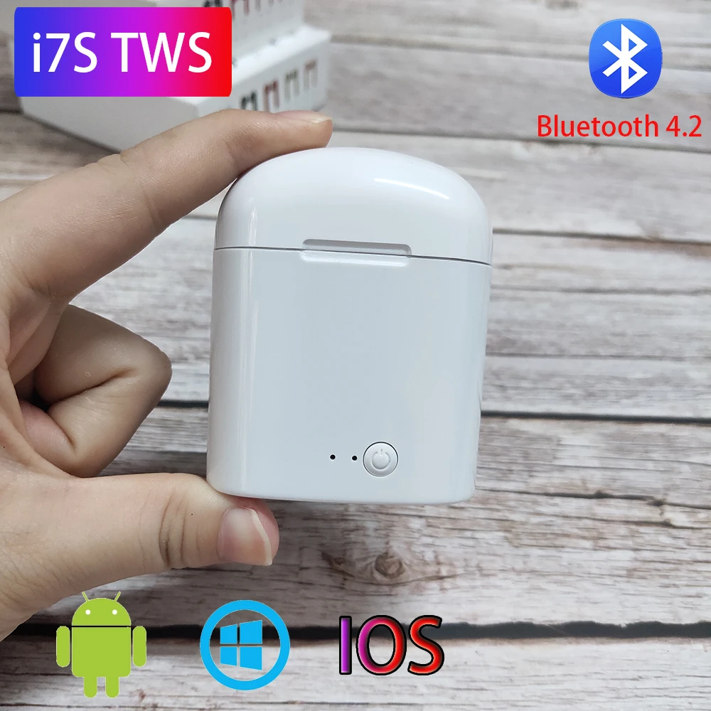 

in-ear for I7 i7s tws Bluetooth Earphone wireless With Mic For phone iPhone Xiaomi Samsung Huawei LG PK tws i60