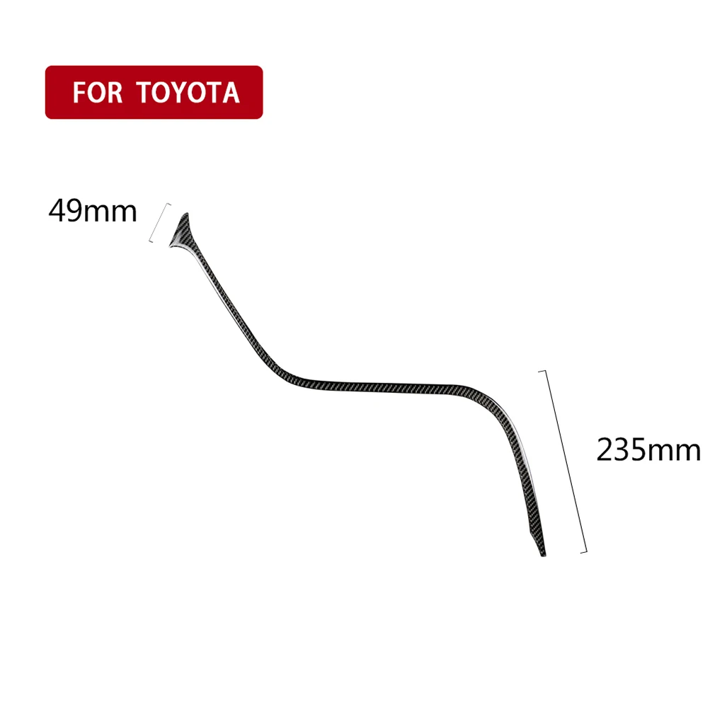 Замена для Toyota Camry- карбоновое волокно управления Panle декоративное покрытие Защитная отделка стикер