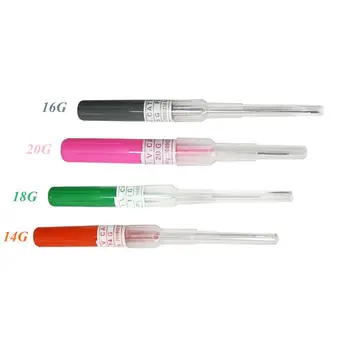 

50pc Tattoo Piercing Needles 18G Durable Body Jewelry Surgical Steel Catheter Piercing Needles Tattoo Supplies Sterilized