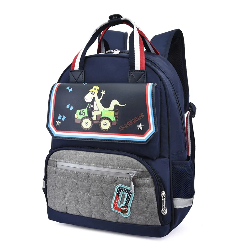 

Pupil schoolbag cartoon backpack boys and girls grade 3-6 backpack