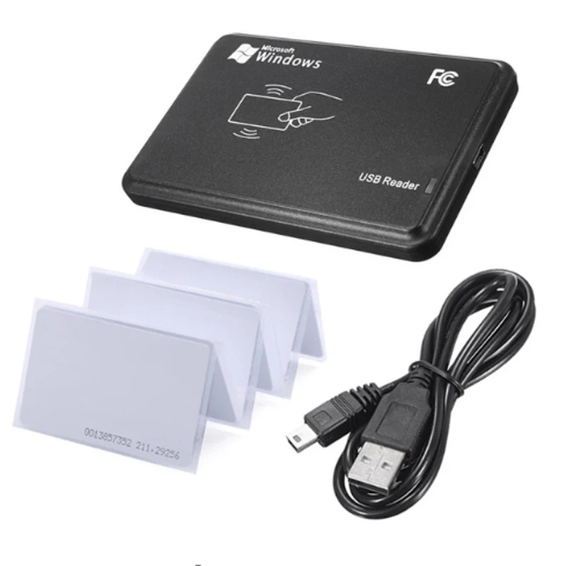 125 кГц/13 56 МГц USB RFID считыватели двухчастотный считыватель Сенсор смарт-карт нет