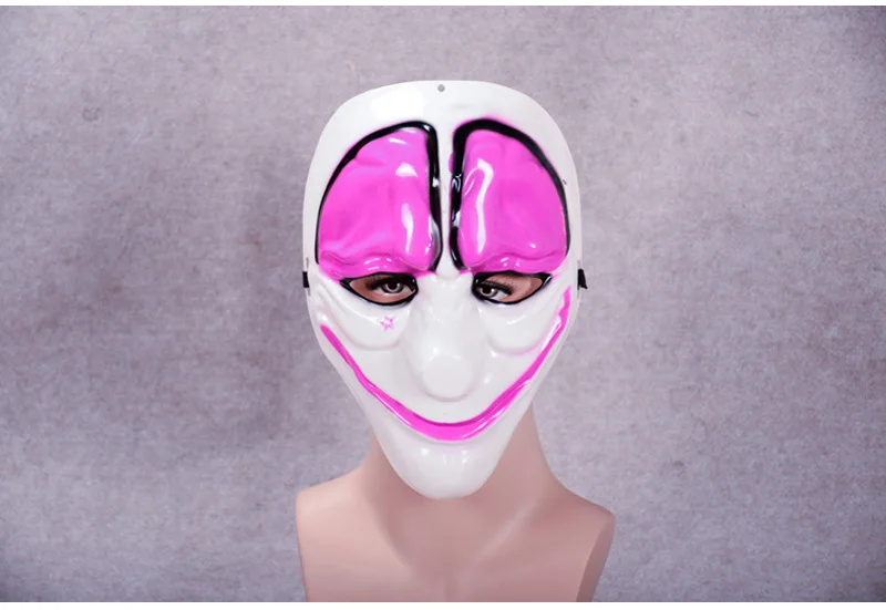 Payday2 игровая тема ужасная маска маскарадная страшная пластиковая маска для хеллоуина реквизит для выступлений модные аксессуары для празднования Хеллоуина